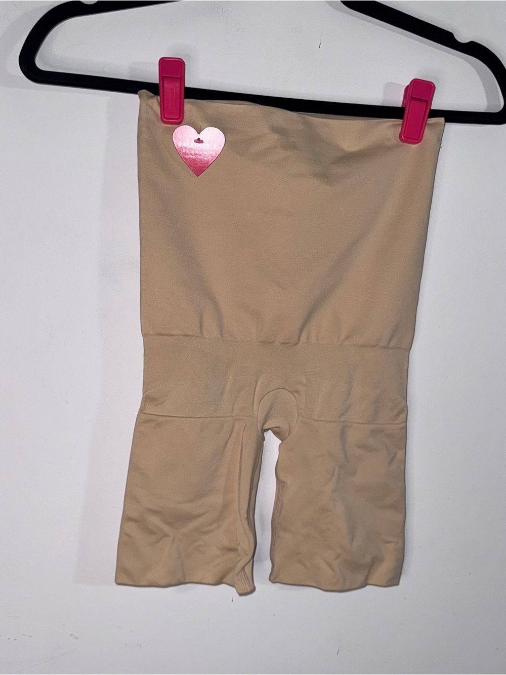 ASSETS by SPANX Women’s M Nude High Waist Shaping Shorts Thigh Shaper NWT